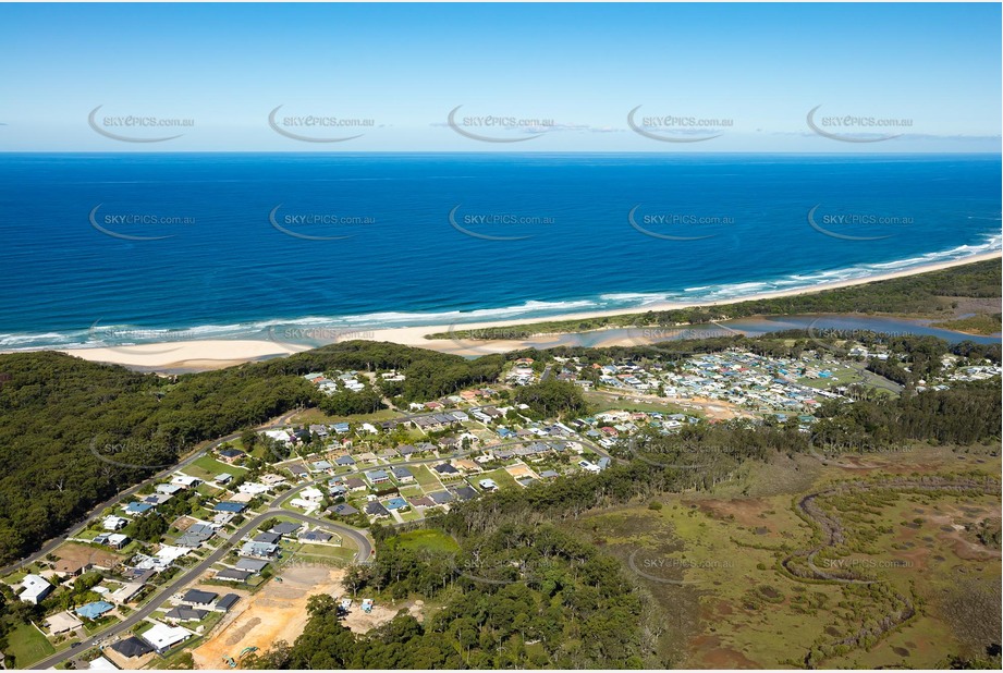 Aerial Photo Valla Beach NSW Aerial Photography