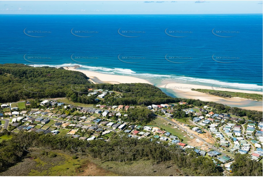 Aerial Photo Valla Beach NSW Aerial Photography