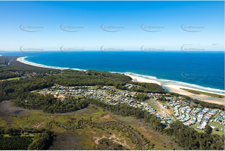 Aerial Photo Valla Beach NSW Aerial Photography