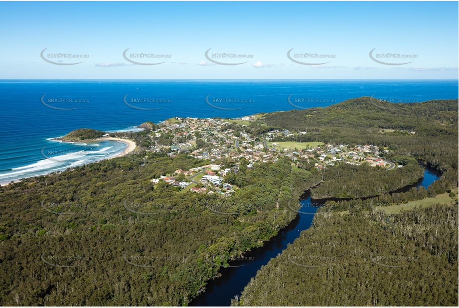 Aerial Photo Scotts Head NSW Aerial Photography