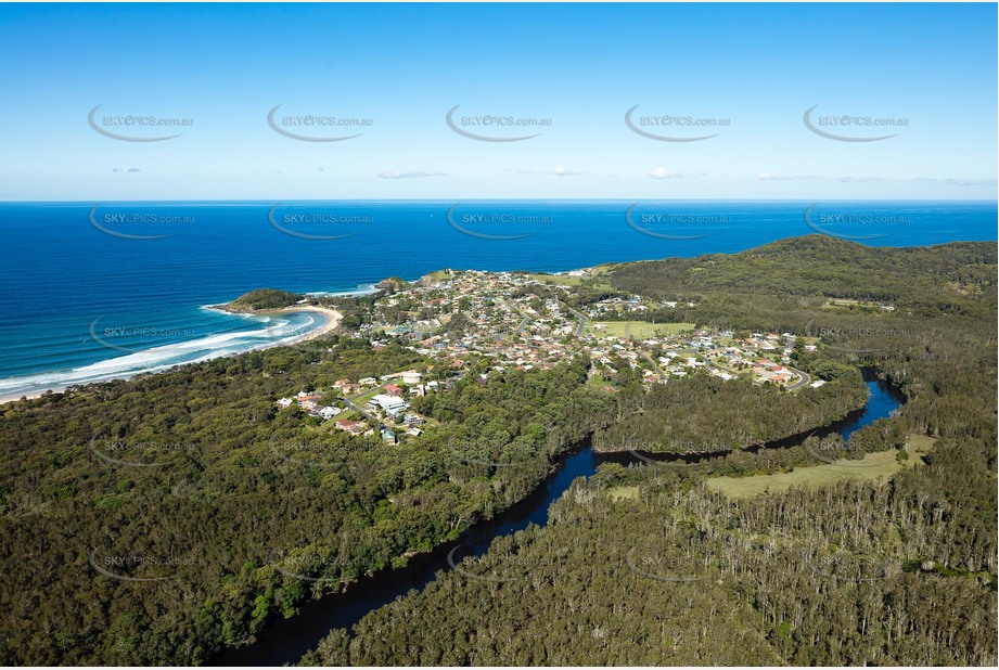 Aerial Photo Scotts Head NSW Aerial Photography