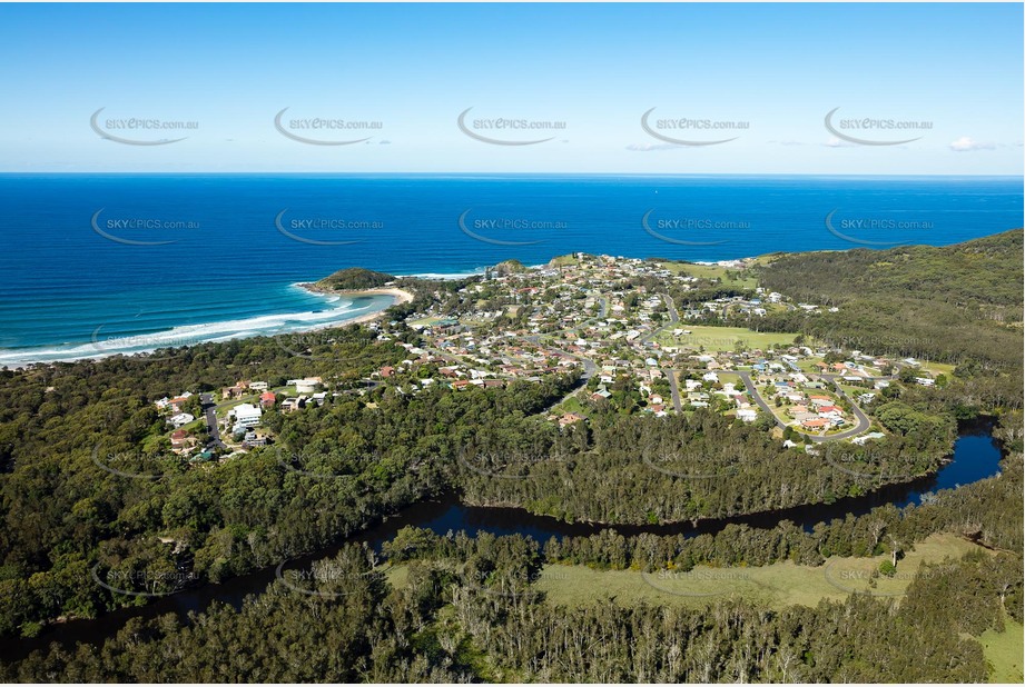 Aerial Photo Scotts Head NSW Aerial Photography