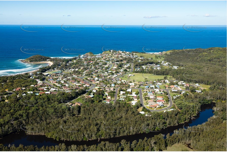 Aerial Photo Scotts Head NSW Aerial Photography