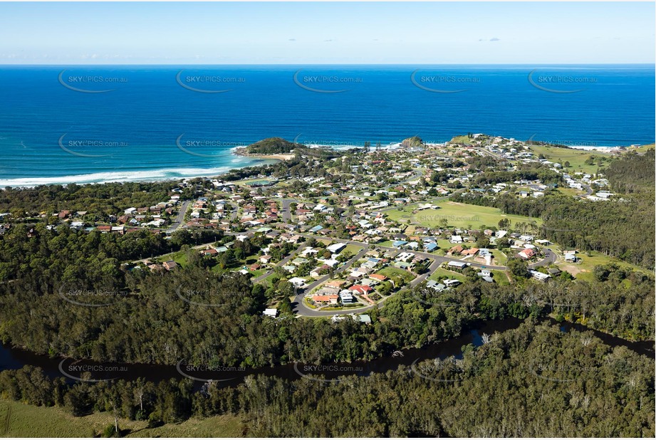 Aerial Photo Scotts Head NSW Aerial Photography