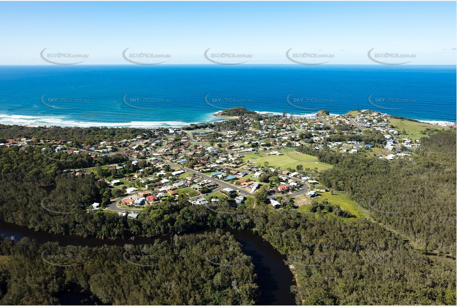 Aerial Photo Scotts Head NSW Aerial Photography