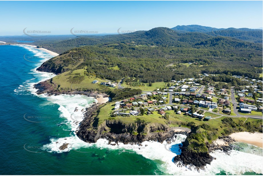 Aerial Photo Scotts Head NSW Aerial Photography