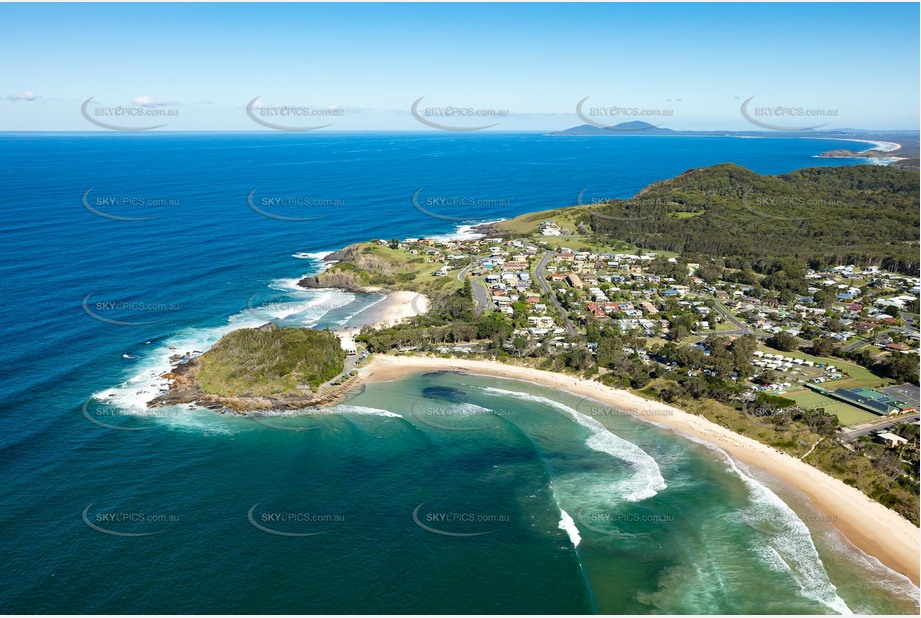 Aerial Photo Scotts Head NSW Aerial Photography