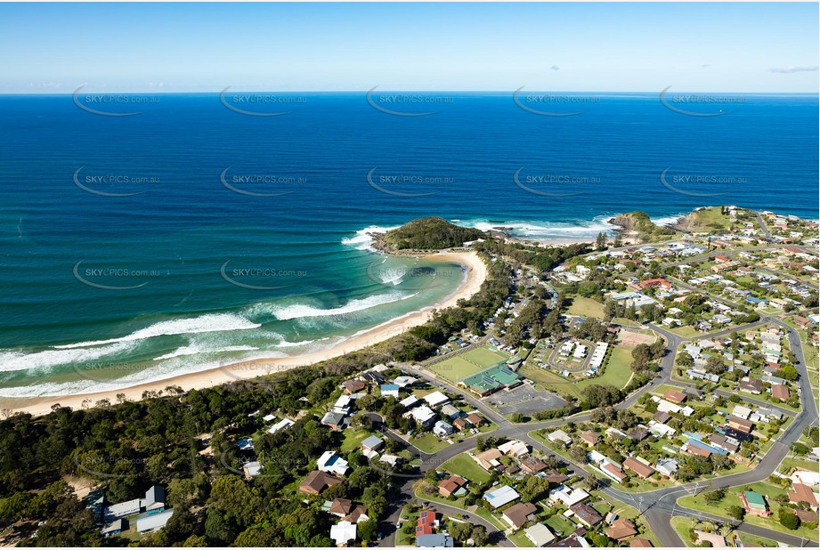 Aerial Photo Scotts Head NSW Aerial Photography