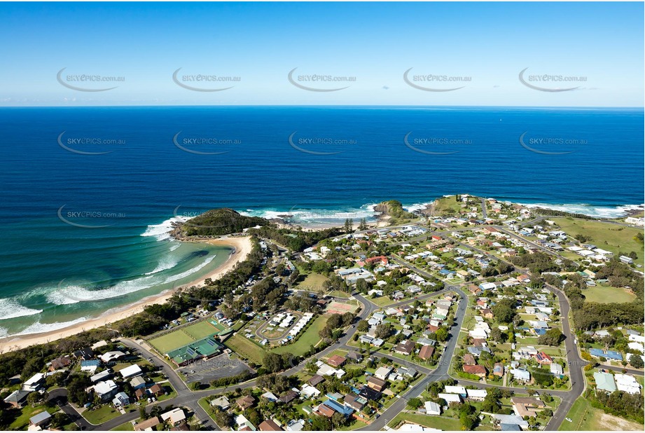Aerial Photo Scotts Head NSW Aerial Photography