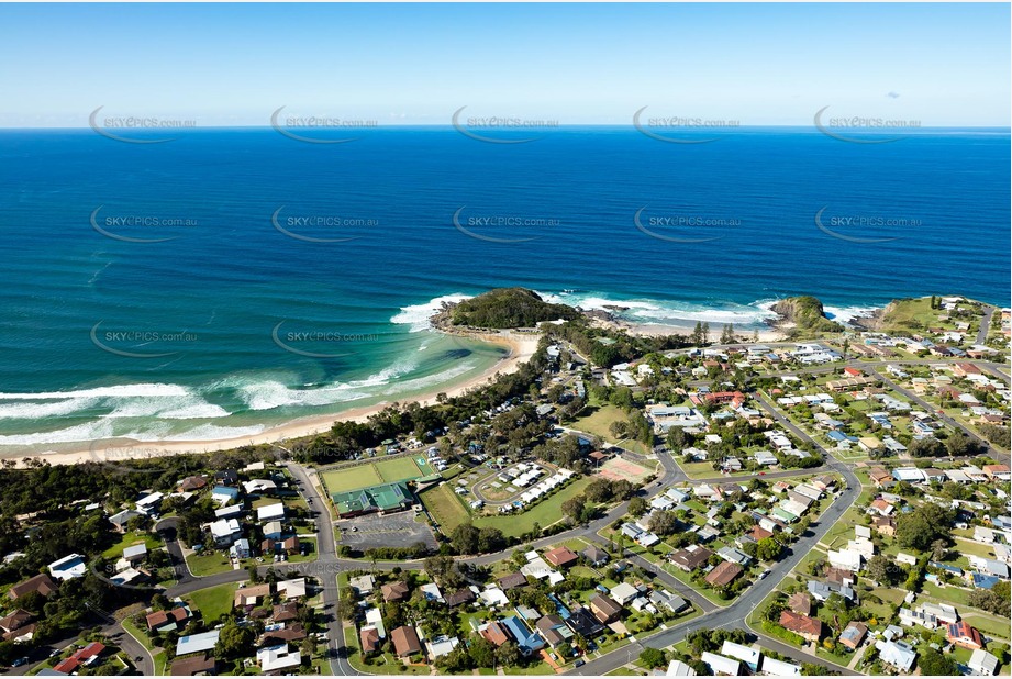 Aerial Photo Scotts Head NSW Aerial Photography