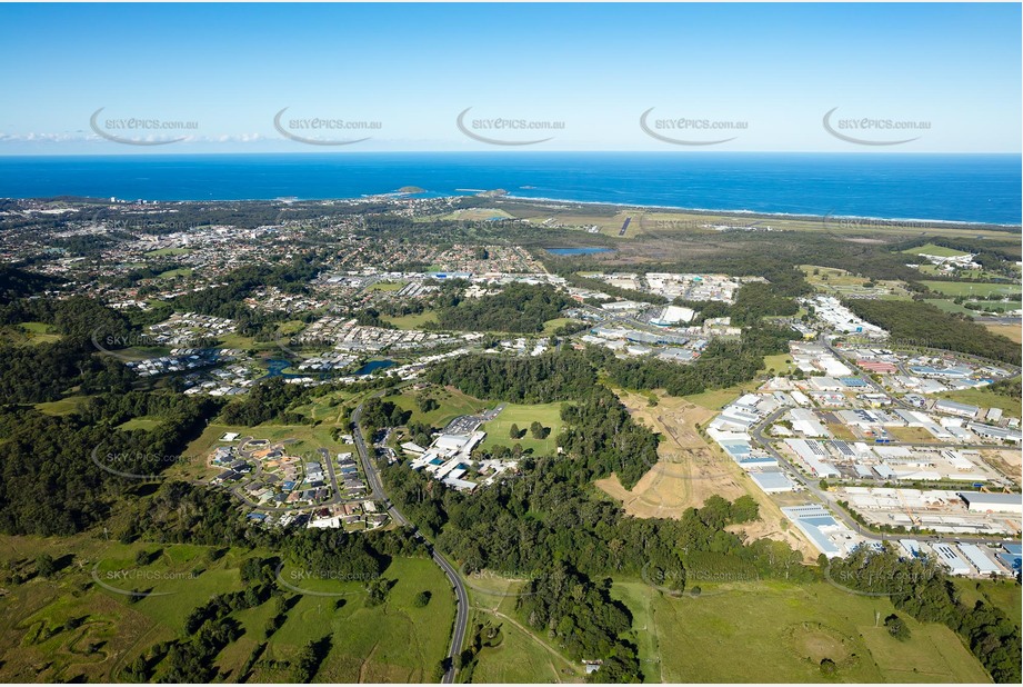 Aerial Photo North Boambee Valley Aerial Photography