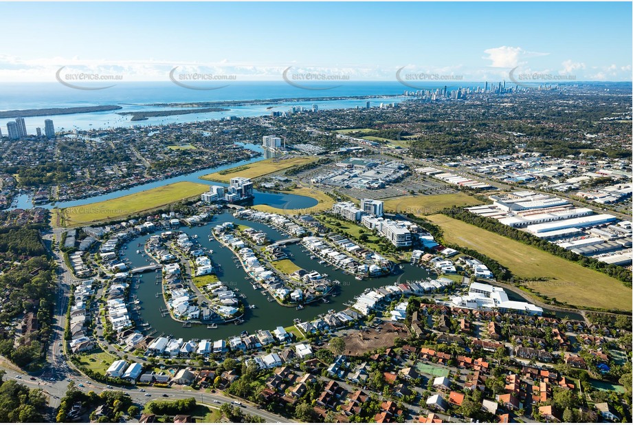 Aerial Photo Biggera Waters QLD Aerial Photography