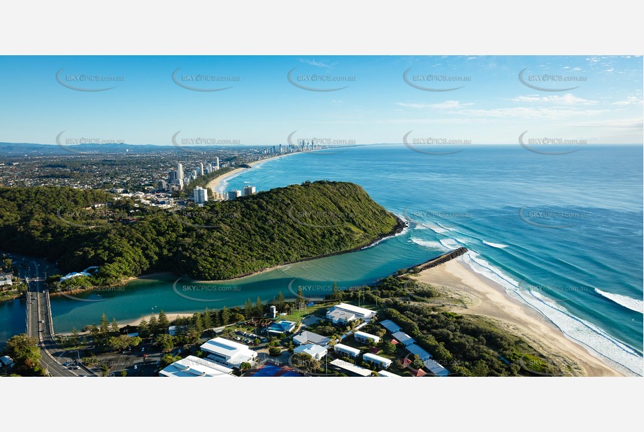 Aerial Photo Burleigh Heads QLD Aerial Photography