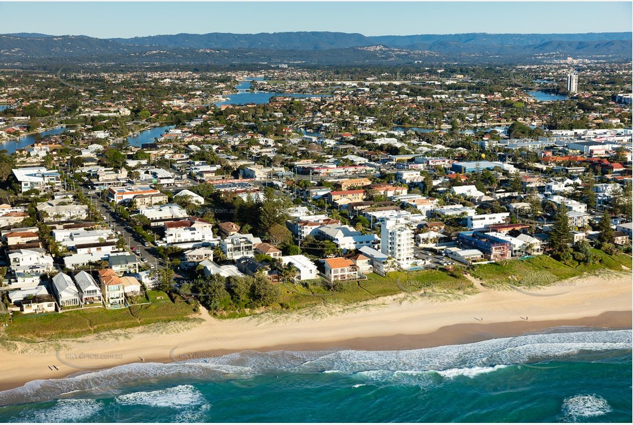 Aerial Photo Mermaid Beach QLD Aerial Photography