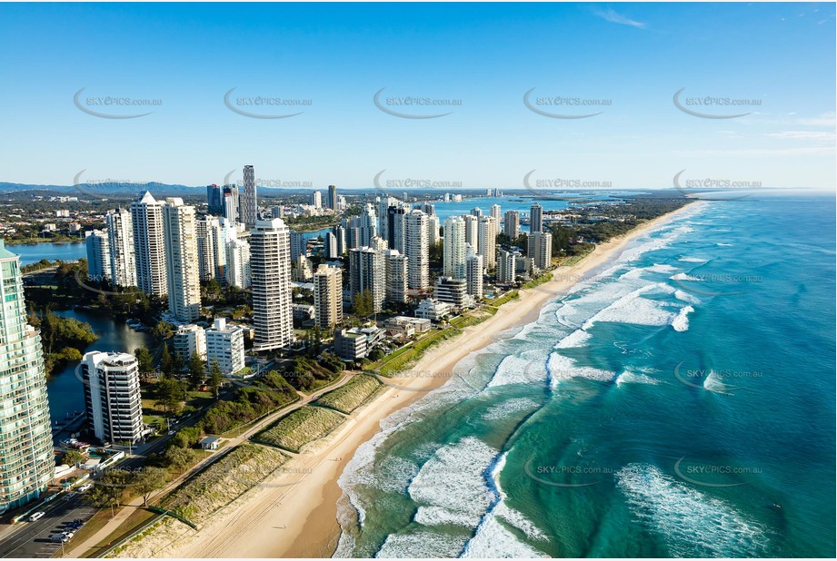 Aerial Photo Main Beach QLD Aerial Photography