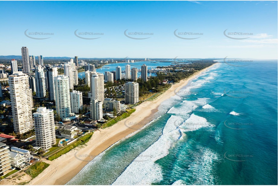 Aerial Photo Main Beach QLD Aerial Photography