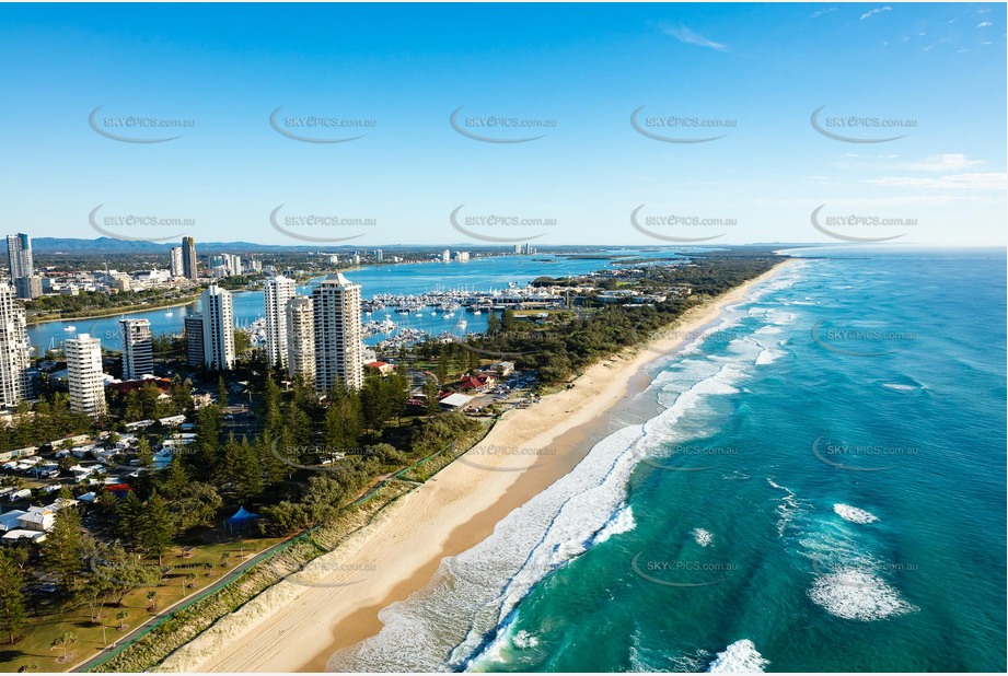 Aerial Photo Main Beach QLD Aerial Photography