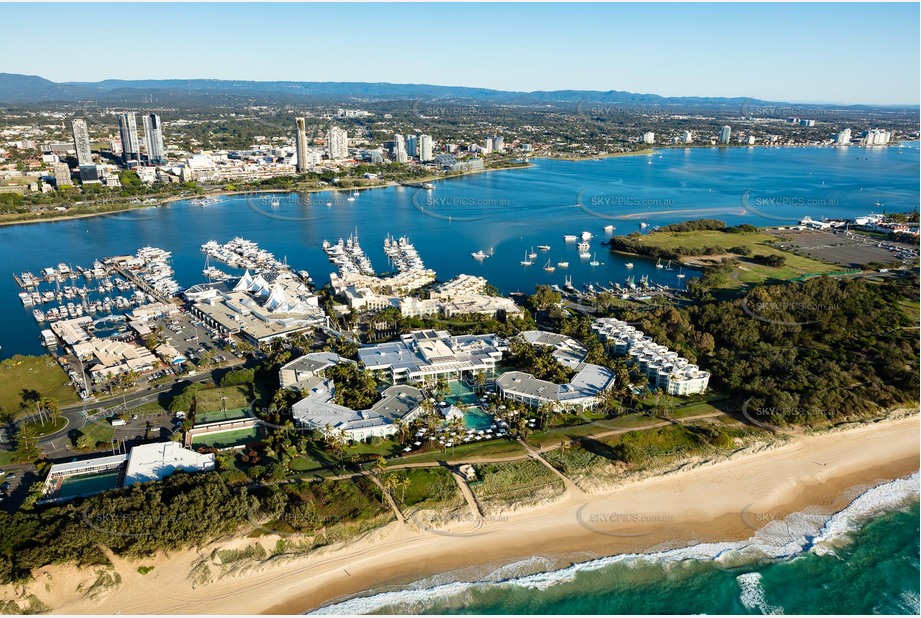 Aerial Photo Main Beach QLD Aerial Photography