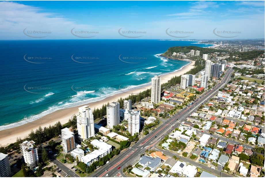 Aerial Photo Burleigh Heads QLD Aerial Photography