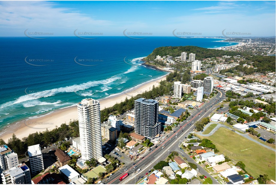 Aerial Photo Burleigh Heads QLD Aerial Photography