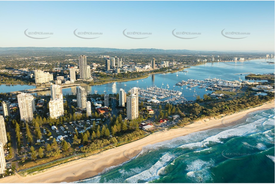 Aerial Photo Main Beach QLD Aerial Photography