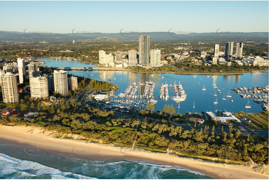 Aerial Photo Main Beach QLD Aerial Photography