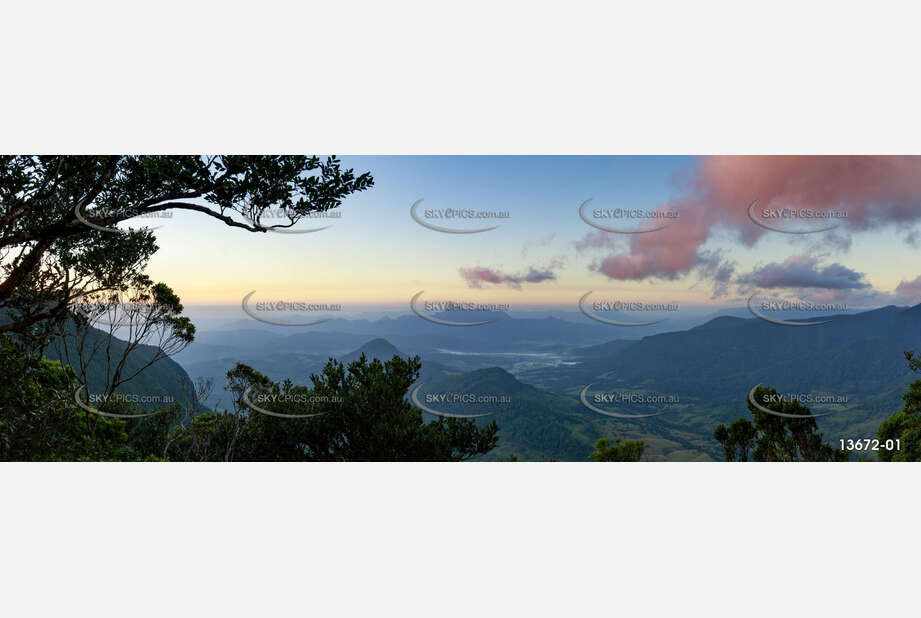 Mount Warning Sunrise Aerial Photography