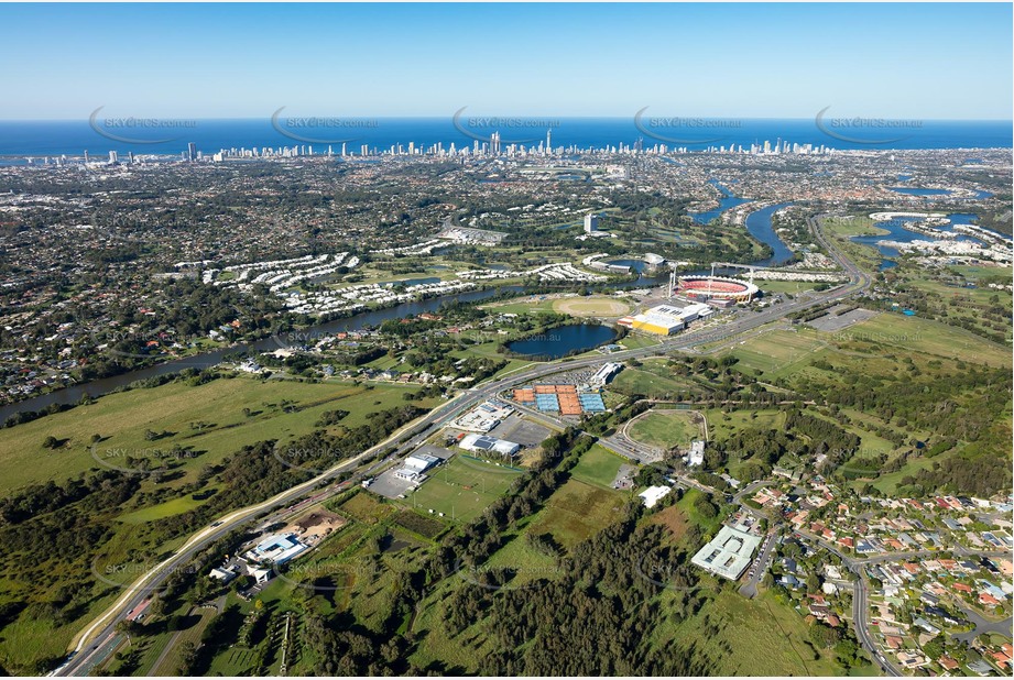 Aerial Photo Carrara QLD Aerial Photography