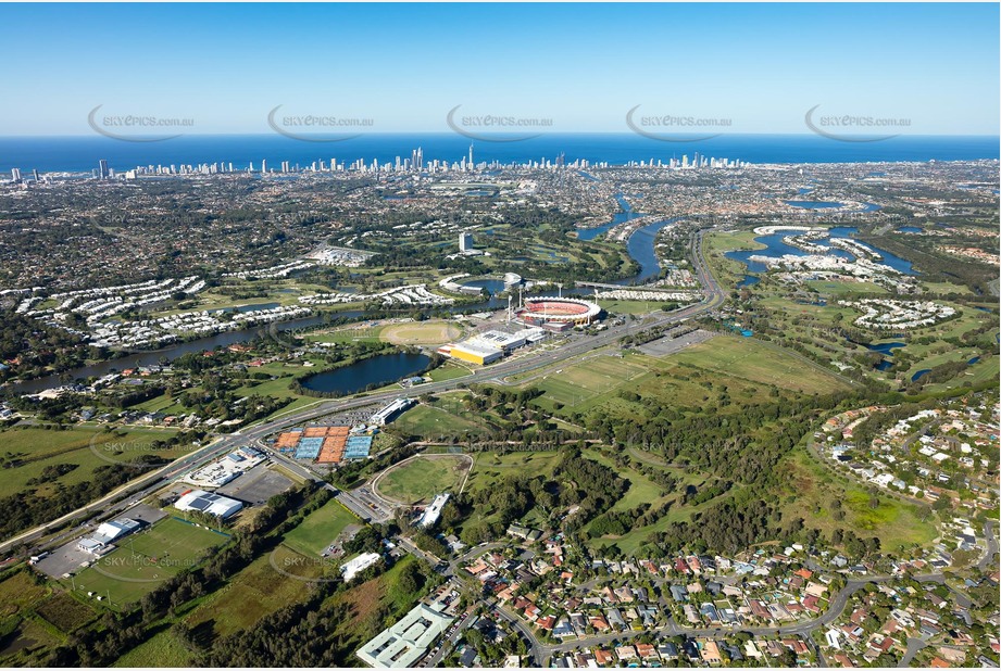 Aerial Photo Carrara QLD Aerial Photography