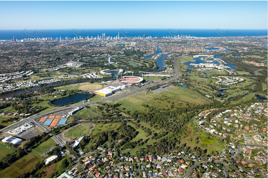 Aerial Photo Carrara QLD Aerial Photography