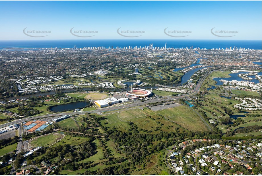 Aerial Photo Carrara QLD Aerial Photography