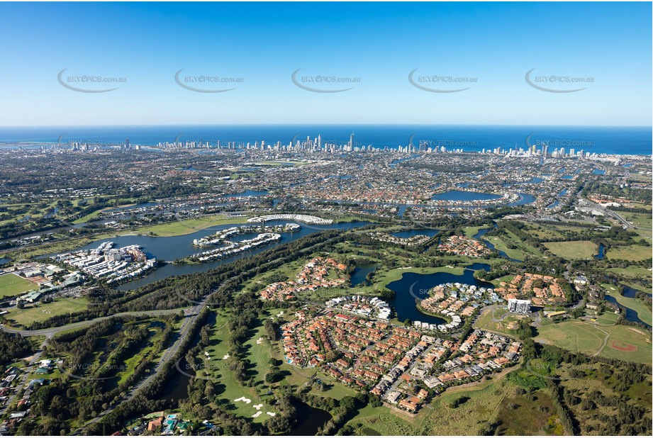 Aerial Photo Carrara QLD Aerial Photography