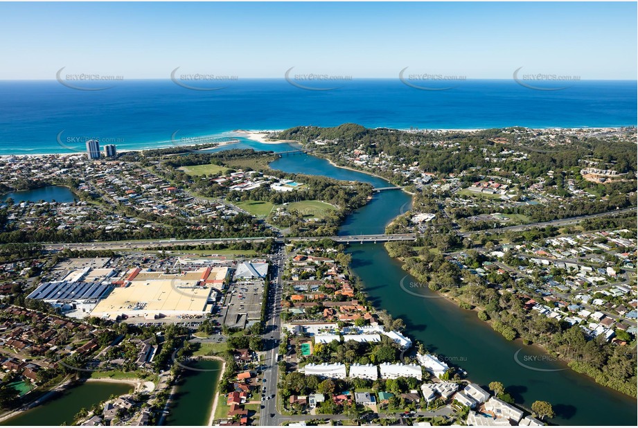 Aerial Photo Currumbin Waters QLD Aerial Photography