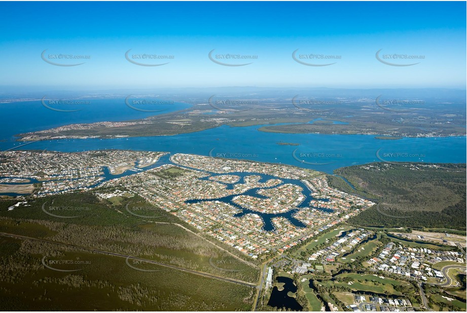 Aerial Photo of Banksia Beach - Bribie Island Aerial Photography