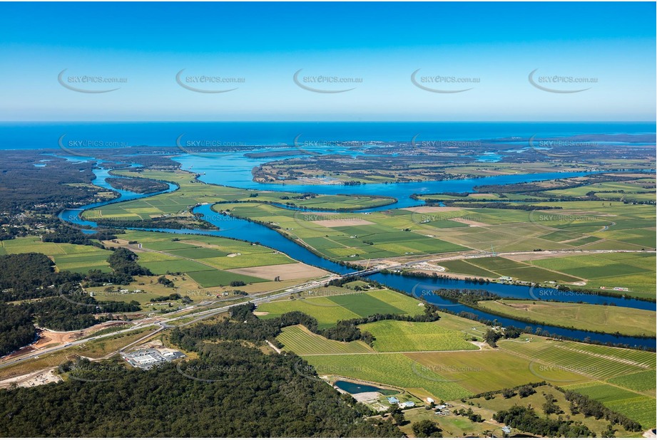 Aerial Photo Woombah NSW Aerial Photography