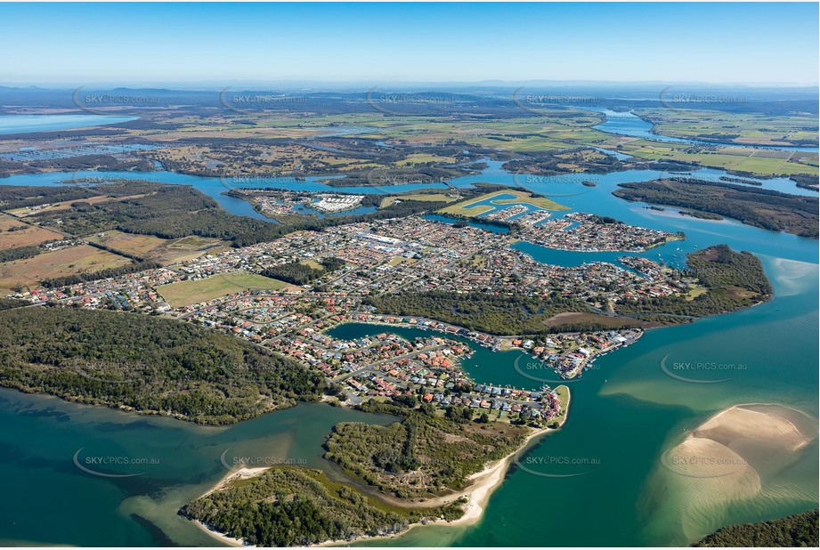 Aerial Photo Yamba NSW Aerial Photography