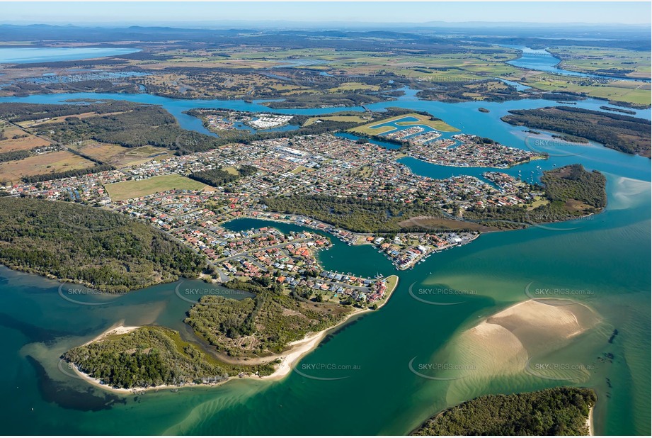 Aerial Photo Yamba NSW Aerial Photography