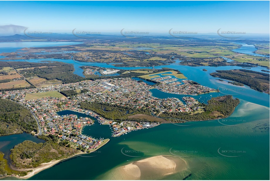 Aerial Photo Yamba NSW Aerial Photography