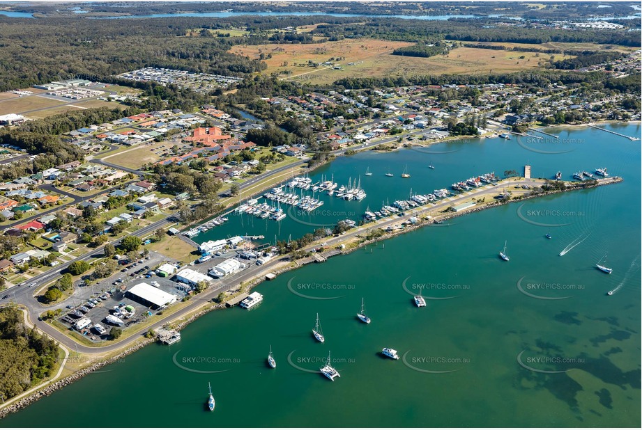 Aerial Photo Yamba NSW Aerial Photography