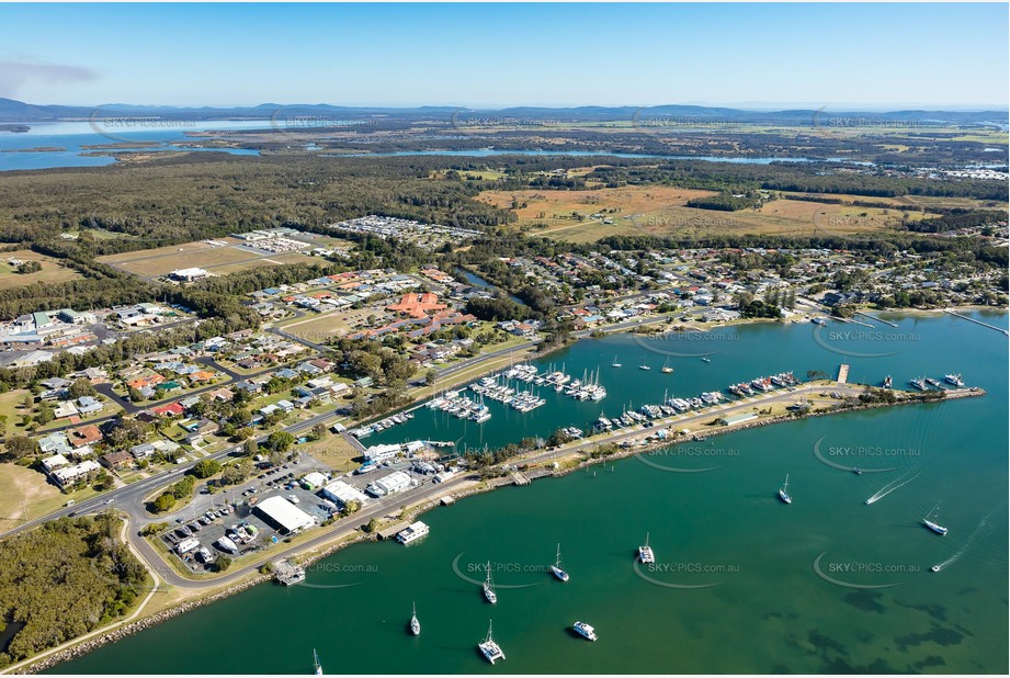 Aerial Photo Yamba NSW Aerial Photography