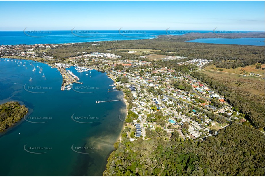 Aerial Photo Yamba NSW Aerial Photography