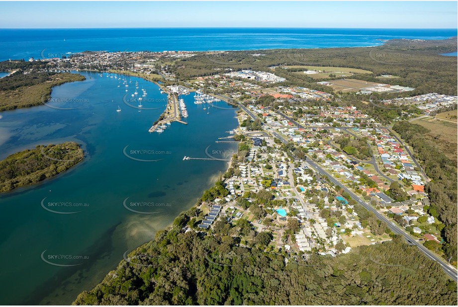 Aerial Photo Yamba NSW Aerial Photography