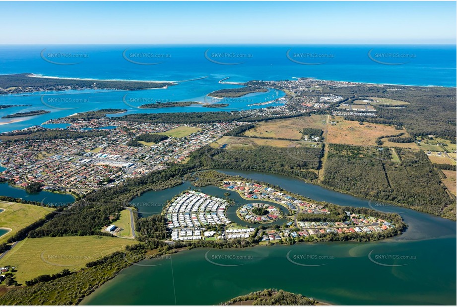 Aerial Photo Yamba NSW Aerial Photography