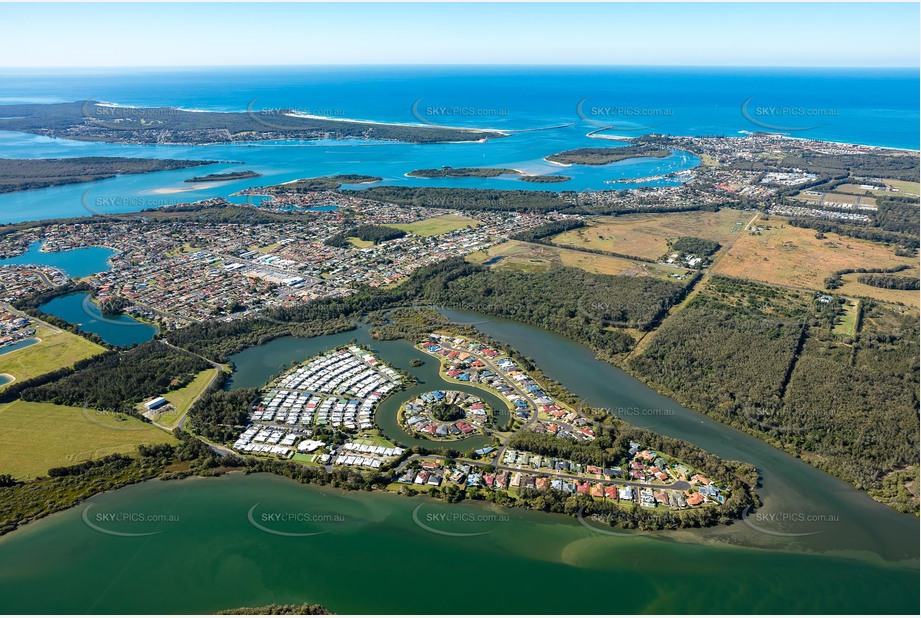 Aerial Photo Yamba NSW Aerial Photography