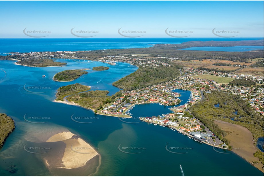 Aerial Photo Yamba NSW Aerial Photography