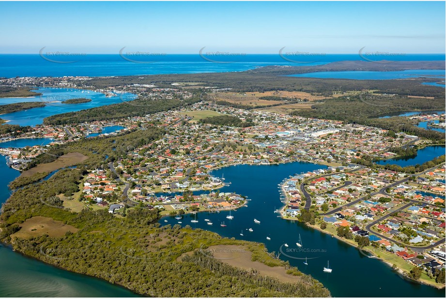 Aerial Photo Yamba NSW Aerial Photography