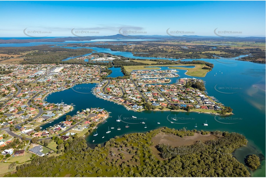 Aerial Photo Yamba NSW Aerial Photography