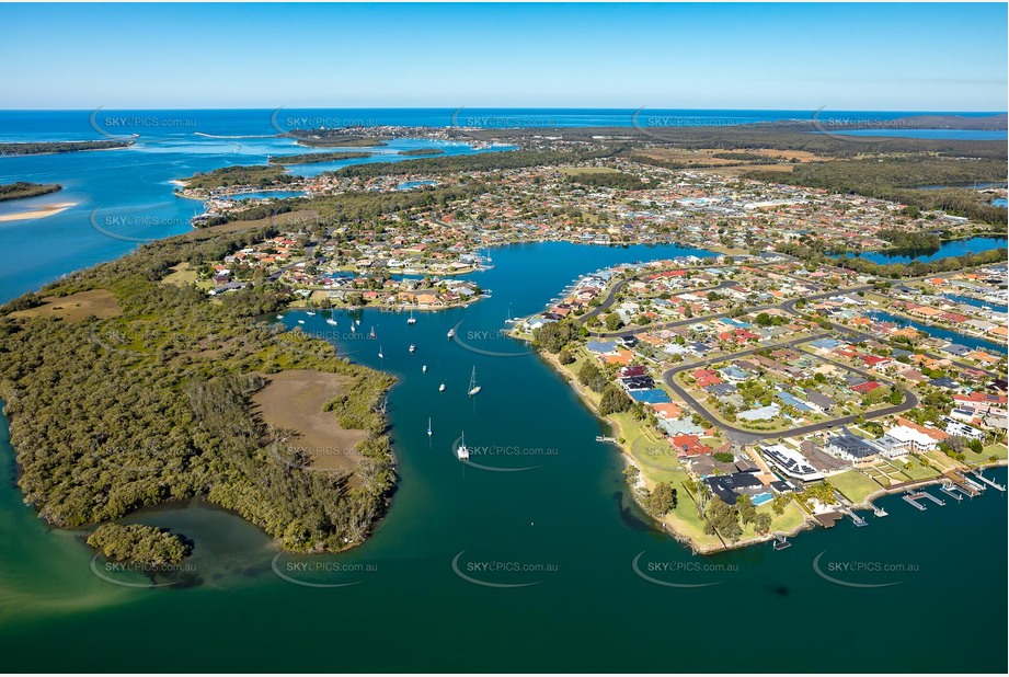 Aerial Photo Yamba NSW Aerial Photography