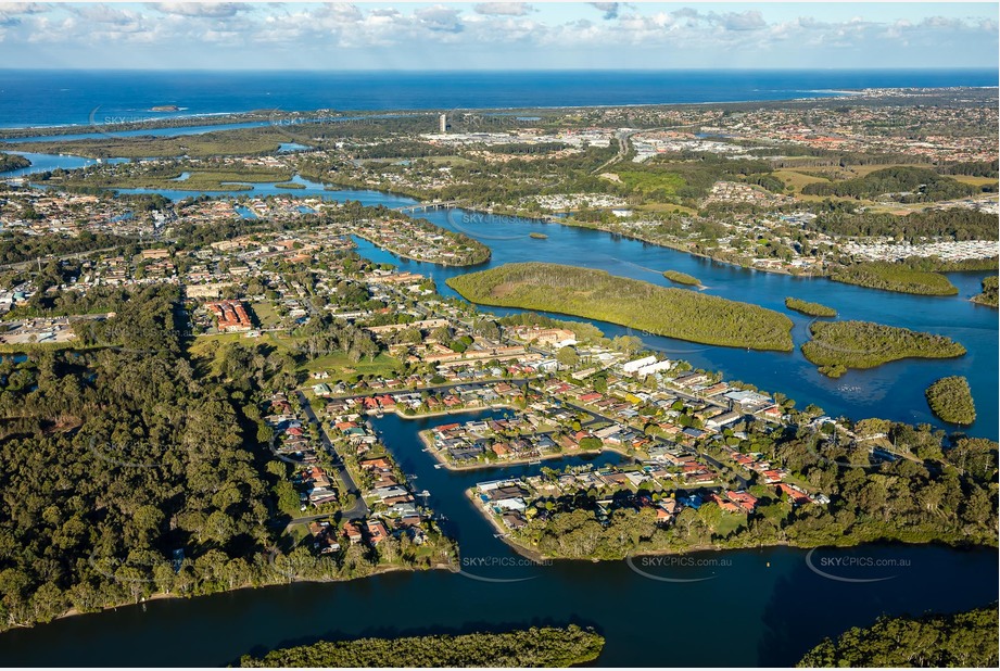 Aerial Photo Tweed Heads West NSW Aerial Photography