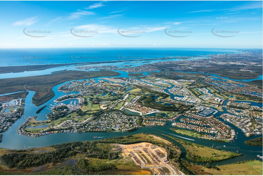 High Altitude Aerial Photo Hope Island QLD Aerial Photography